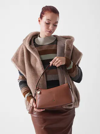 AIGNER | Ledertasche - Hobo Bag DELIA Small | braun